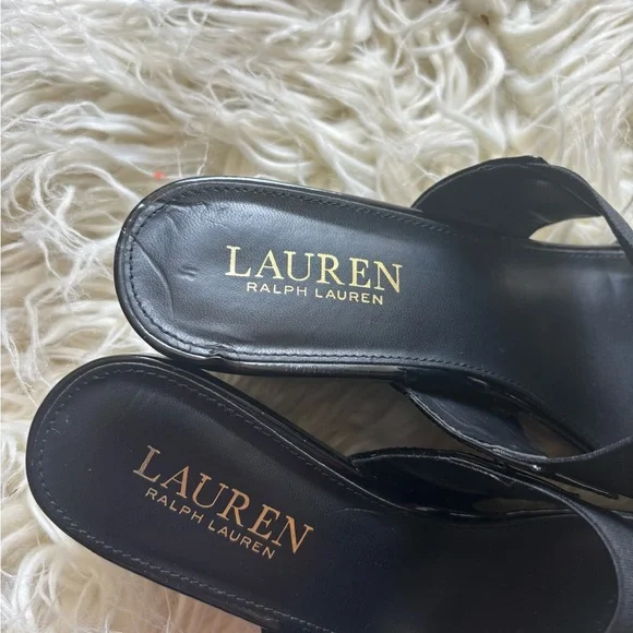 Lauren Ralph Lauren Black Women's Sandals - Picture 2 of 5